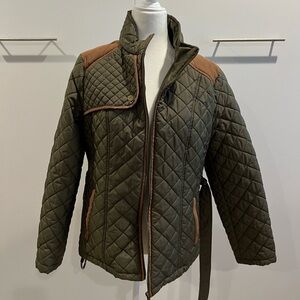 Olive Green Puffer Jacket